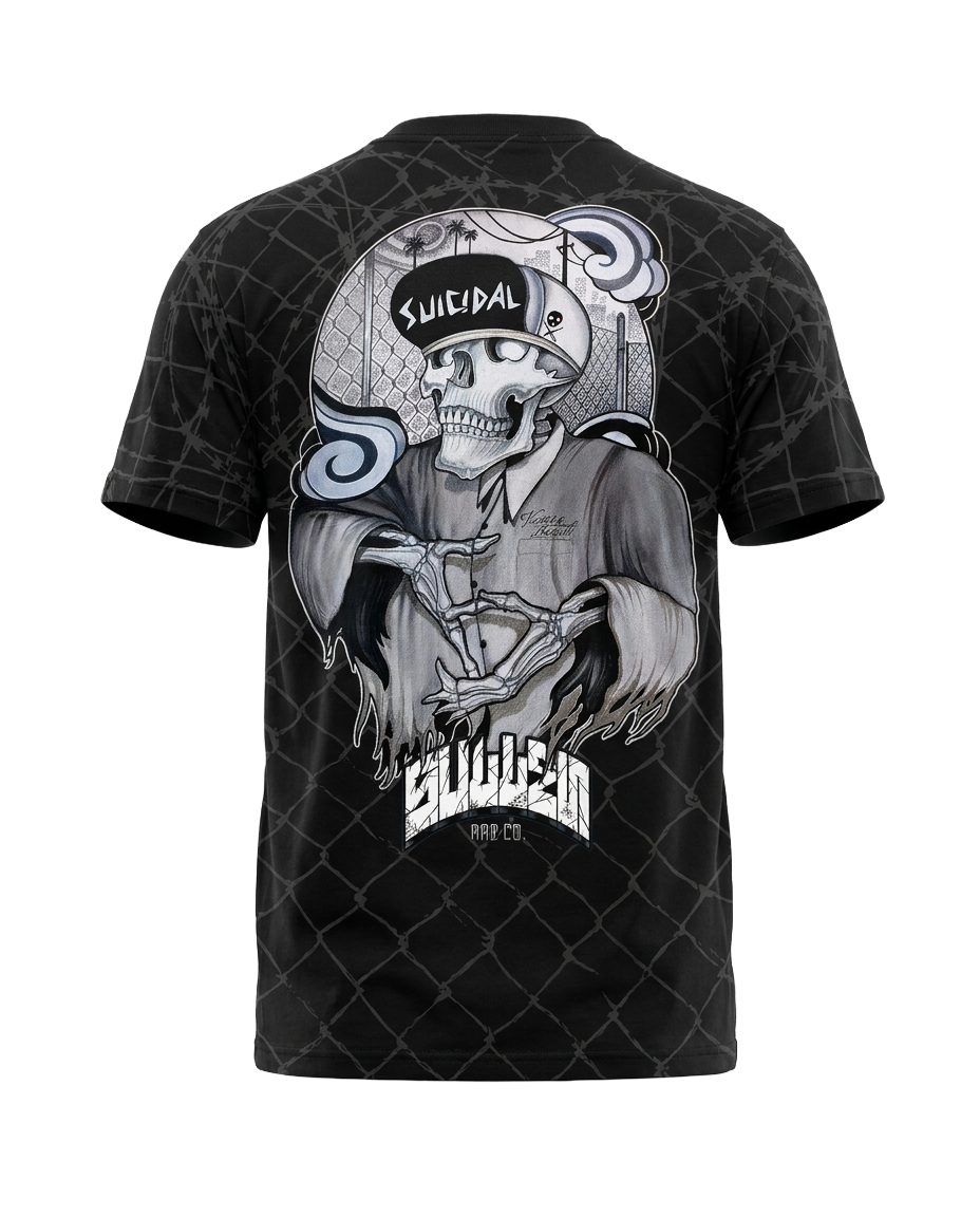 ST x SAC tee — front and back view
