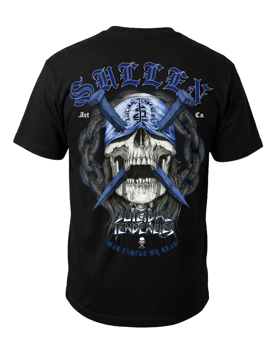 War Head tee — front and back view
